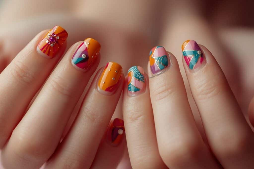 Babyboom nagels inspiratie stijl kleuren glitter en doe het zelf ideeën