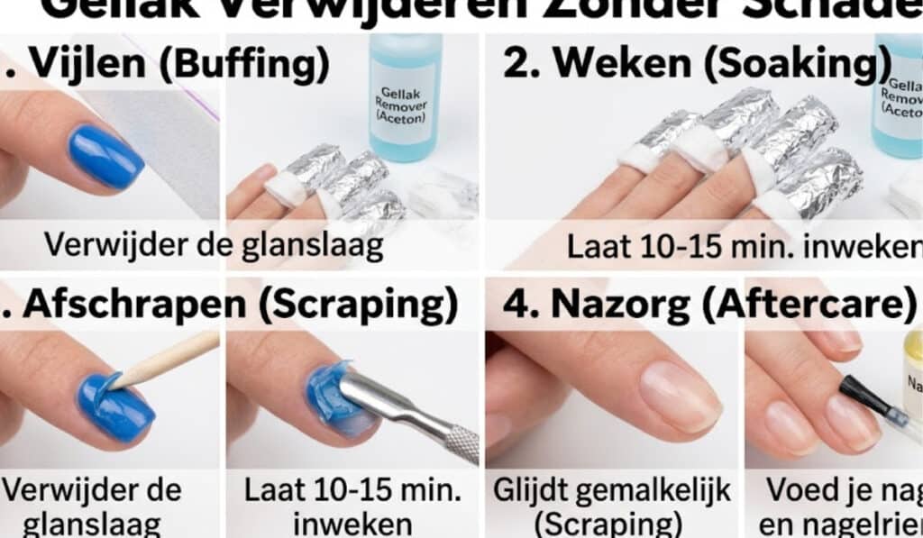 Gellak Verwijderen Zonder Schade