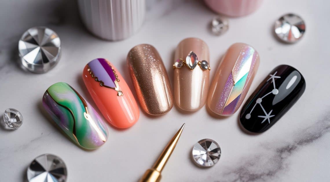 Nagelstickers en Nail Art: Alles Over Designs, Gebruik, Duurzaamheid en Trends