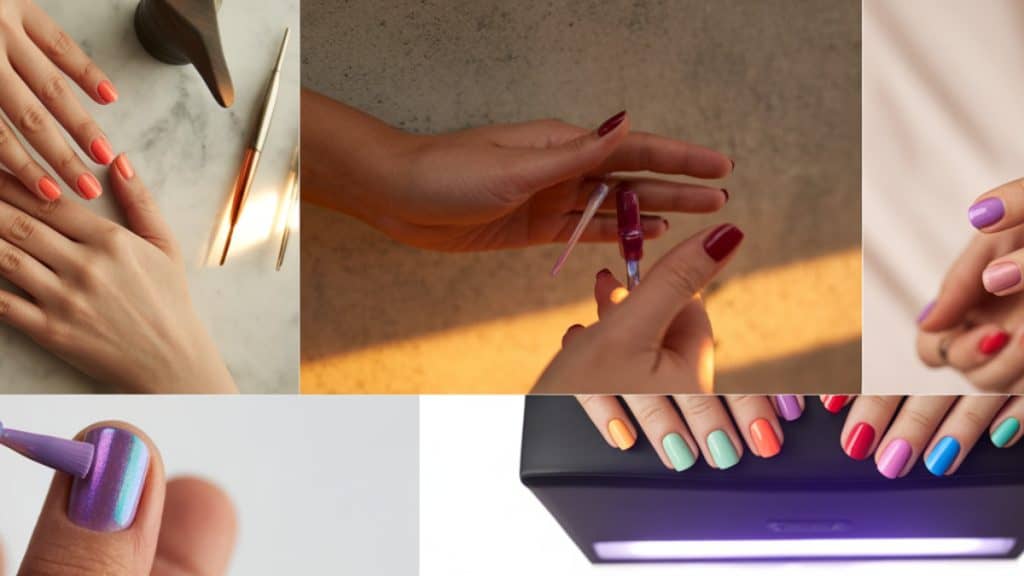 Gelnagels zetten