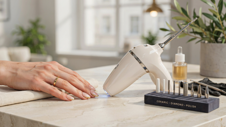 Elektrische Nagelvijl voor Gelnagels, Acrylnagels en Kunstnagels